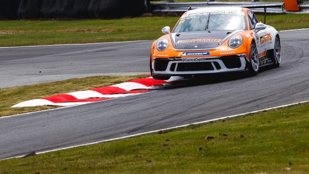Wrigley converts pole to maiden Porsche victory